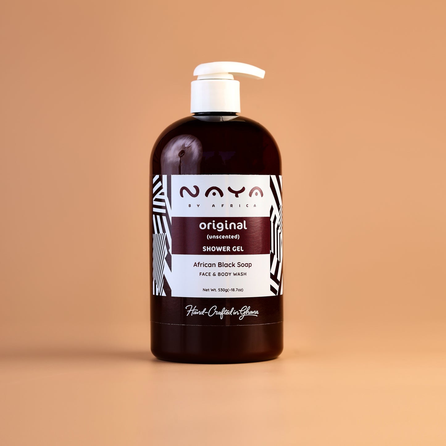Original (Unscented) African Black Soap Shower Gel