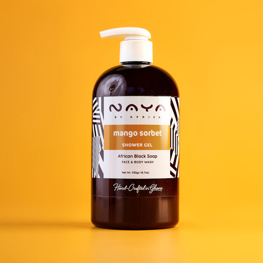 Mango Sorbet African Black Soap Shower Gel