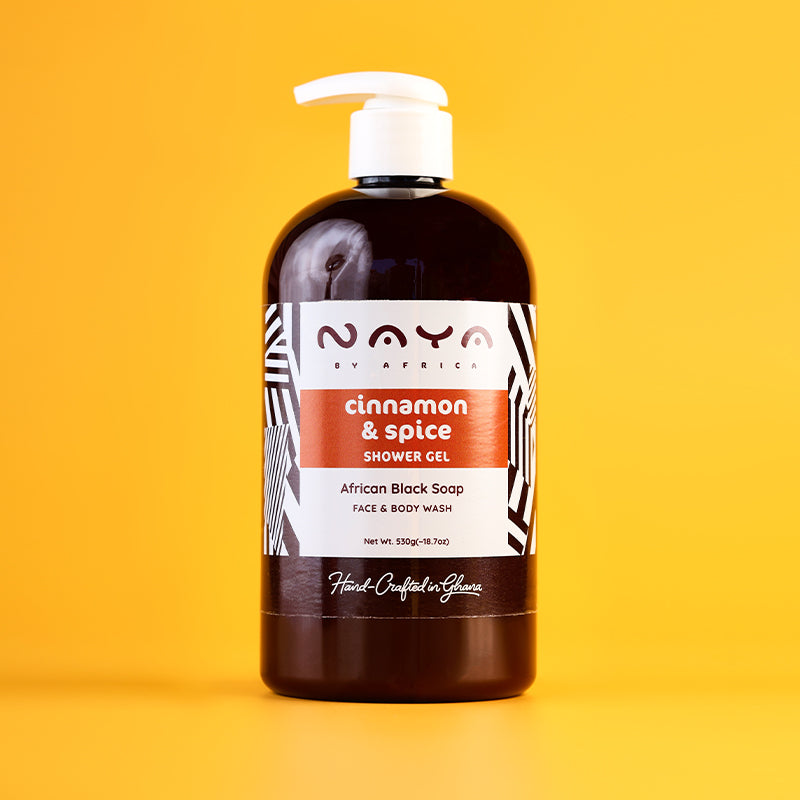 Cinnamon & Spice African Black Soap Shower Gel