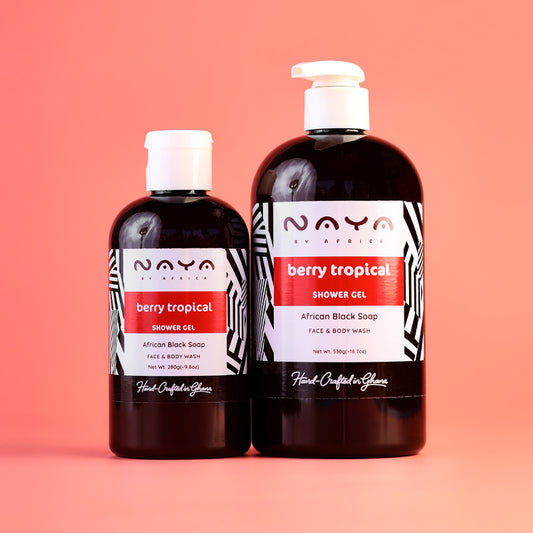 Berry Tropical African Black Soap Shower Gel