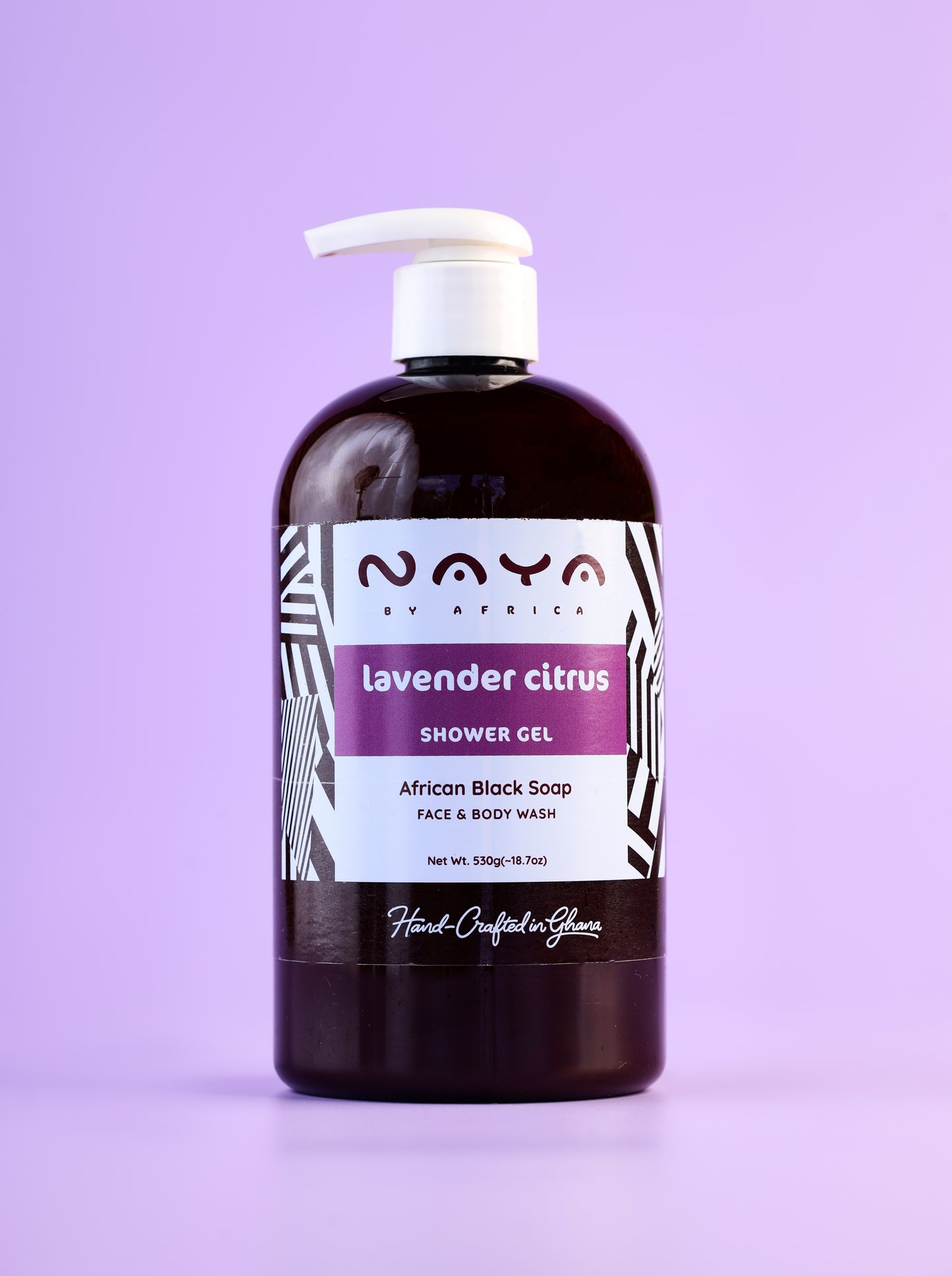 Lavender Citrus African Black Soap Shower Gel