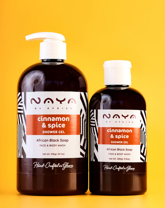 Cinnamon & Spice African Black Soap Shower Gel