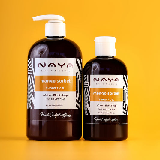 Mango Sorbet African Black Soap Shower Gel