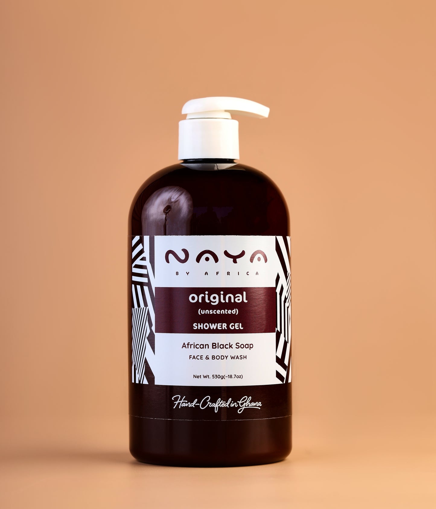 Original (Unscented) African Black Soap Shower Gel
