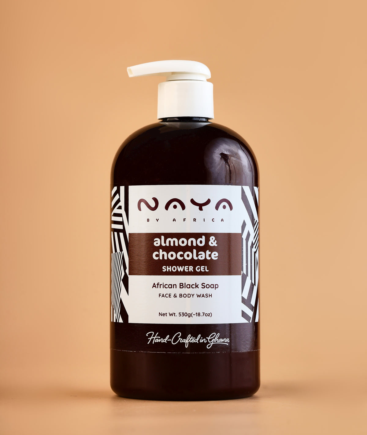 Almond & Chocolate African Black Soap Shower Gel