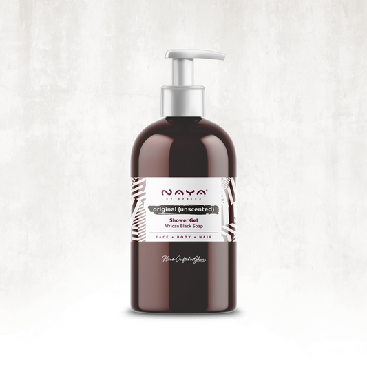 Original (Unscented) African Black Soap Shower Gel
