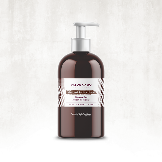 Almond & Chocolate African Black Soap Shower Gel