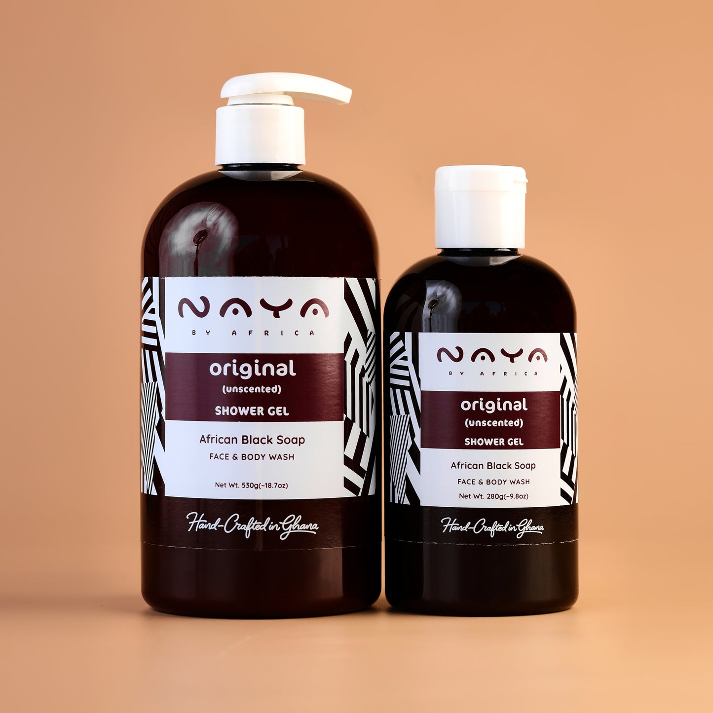 Original (Unscented) African Black Soap Shower Gel