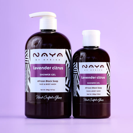 Lavender Citrus African Black Soap Shower Gel