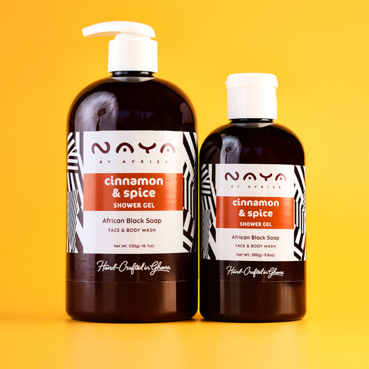 Cinnamon & Spice African Black Soap Shower Gel