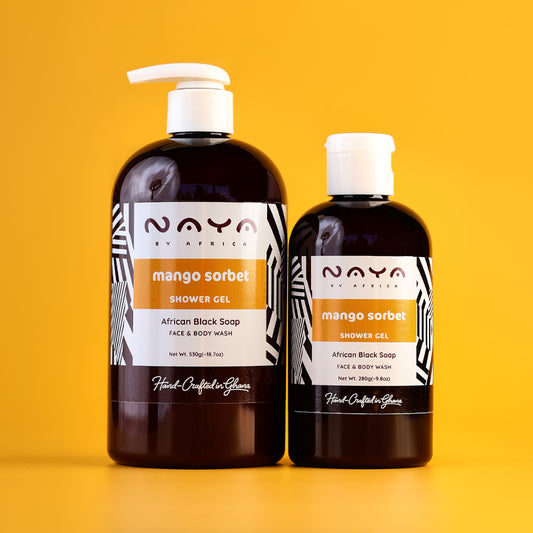 Mango Sorbet African Black Soap Shower Gel