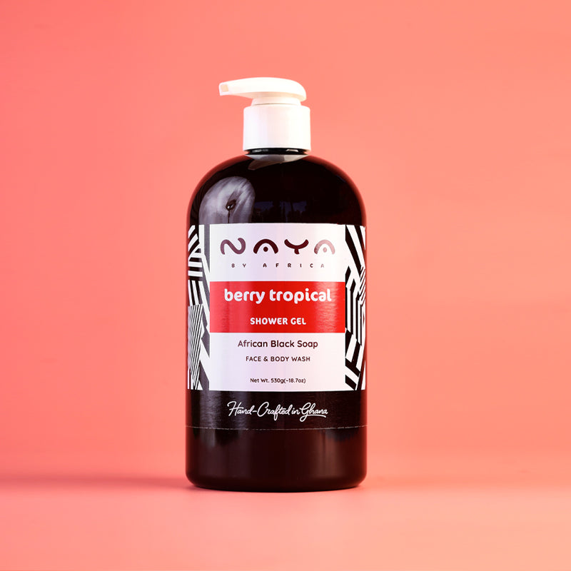 Berry Tropical African Black Soap Shower Gel