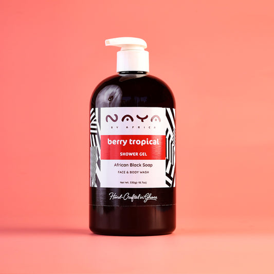 Berry Tropical African Black Soap Shower Gel