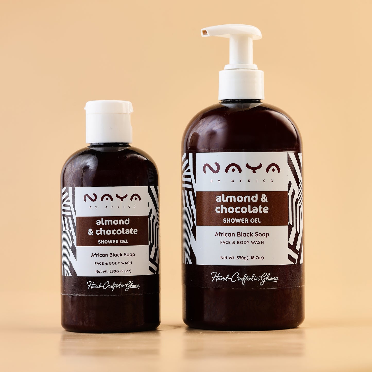 Almond & Chocolate African Black Soap Shower Gel