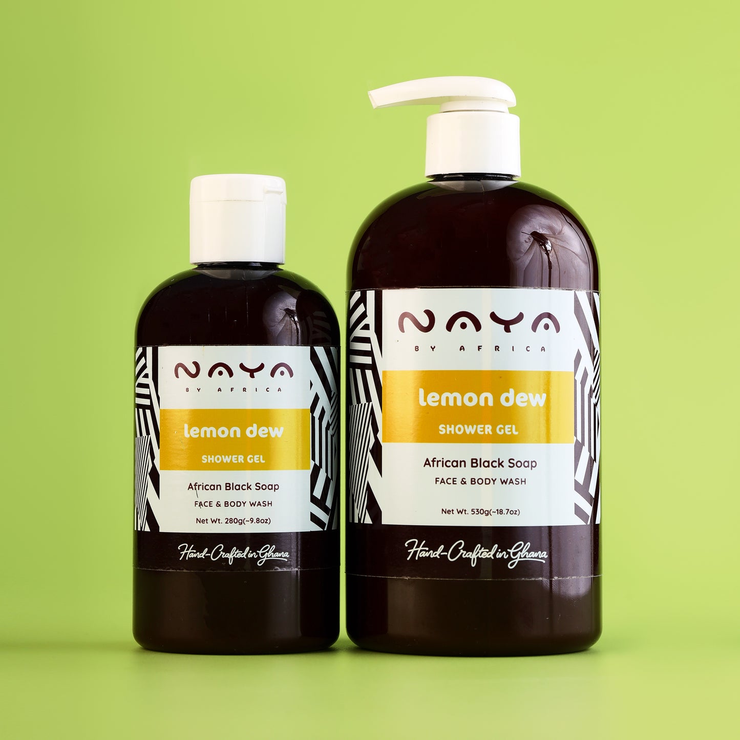 Lemon Dew African Black Soap Shower Gel