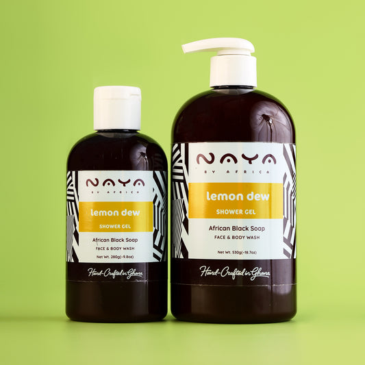 Lemon Dew African Black Soap Shower Gel