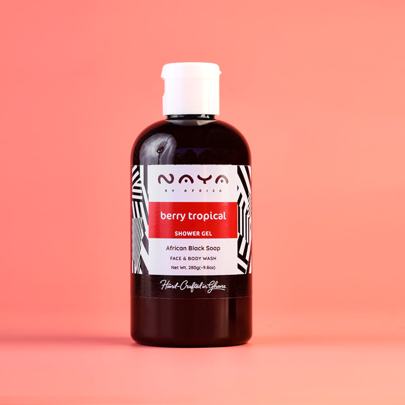 Berry Tropical African Black Soap Shower Gel