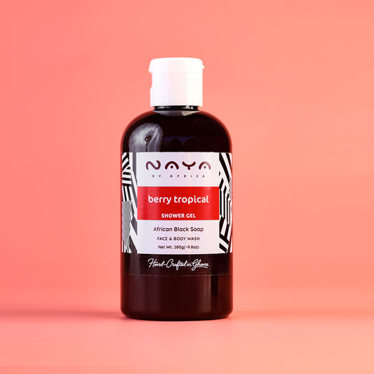 Berry Tropical African Black Soap Shower Gel