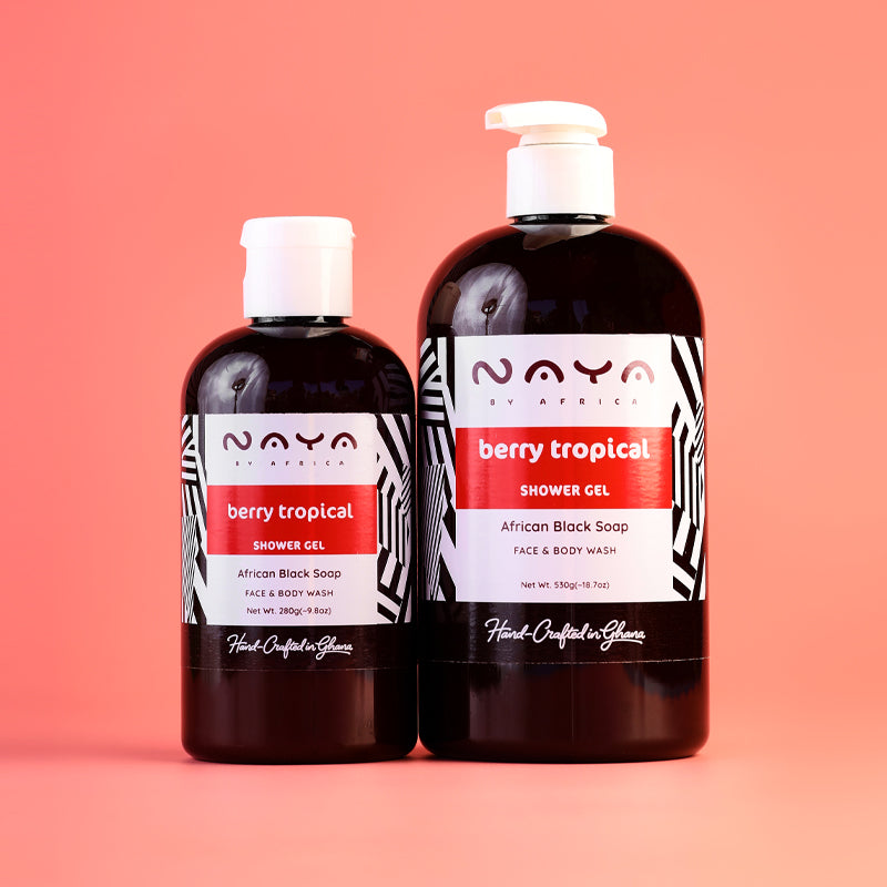 Berry Tropical African Black Soap Shower Gel