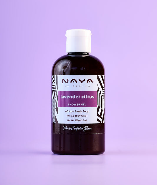 Lavender Citrus African Black Soap Shower Gel
