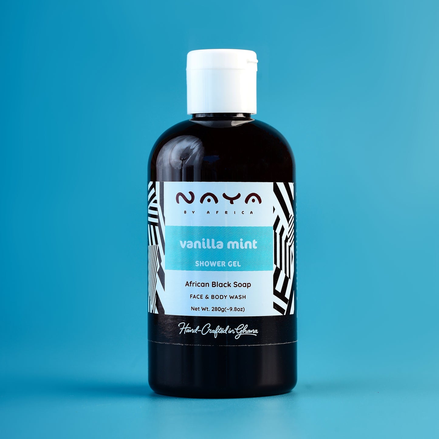 Vanilla Mint African Black Soap Shower Gel