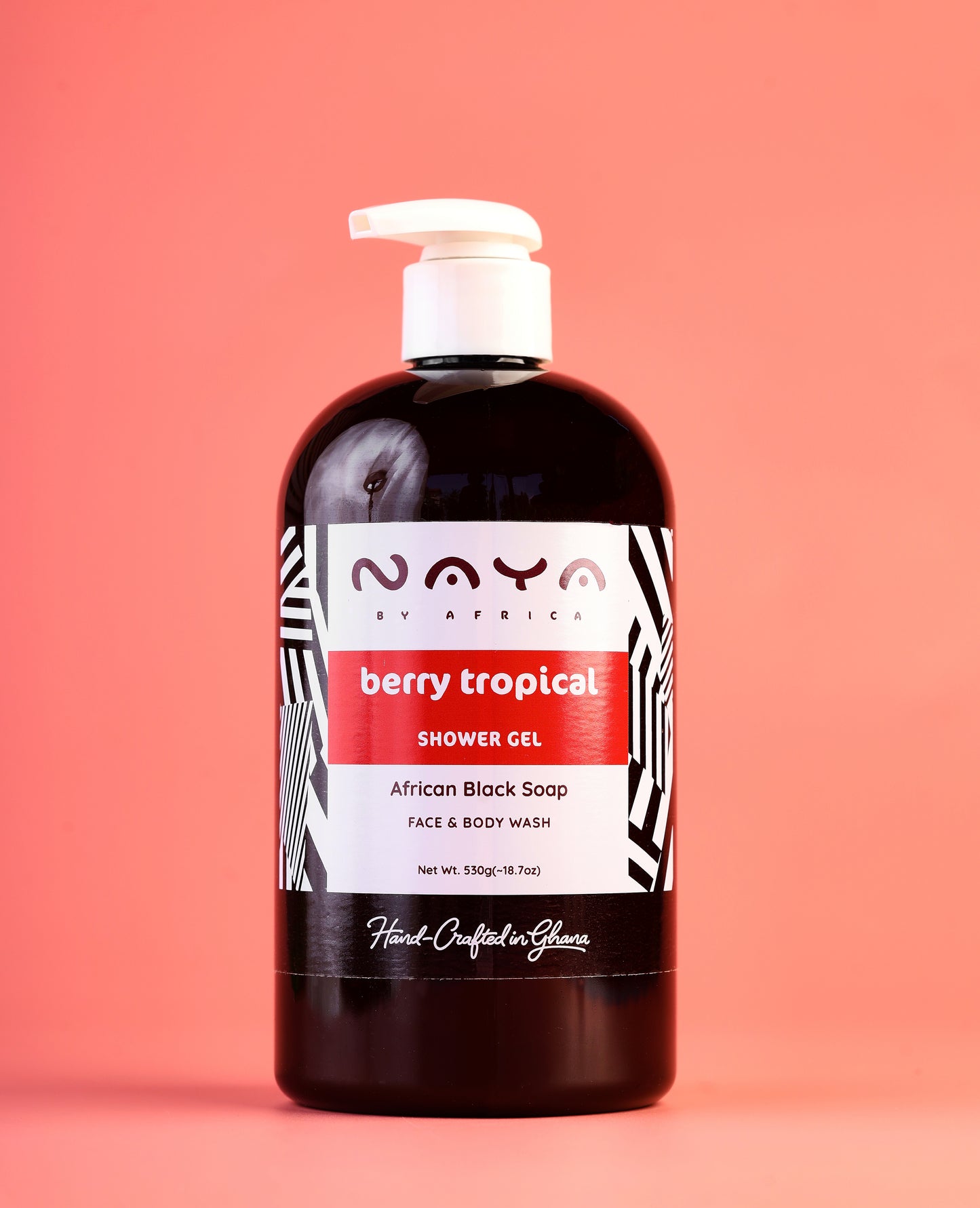 Berry Tropical African Black Soap Shower Gel