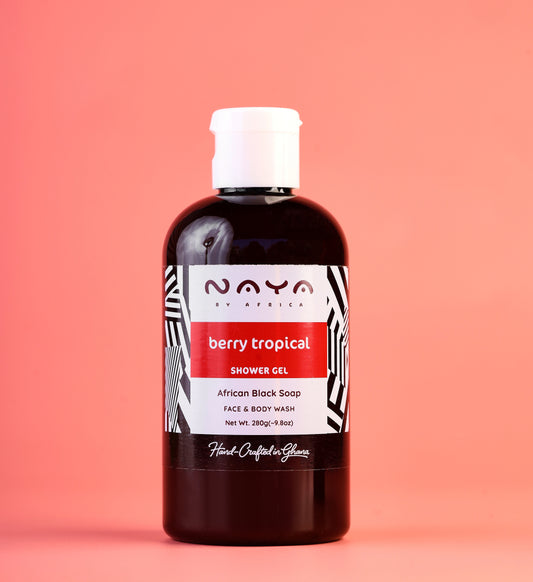 Berry Tropical African Black Soap Shower Gel