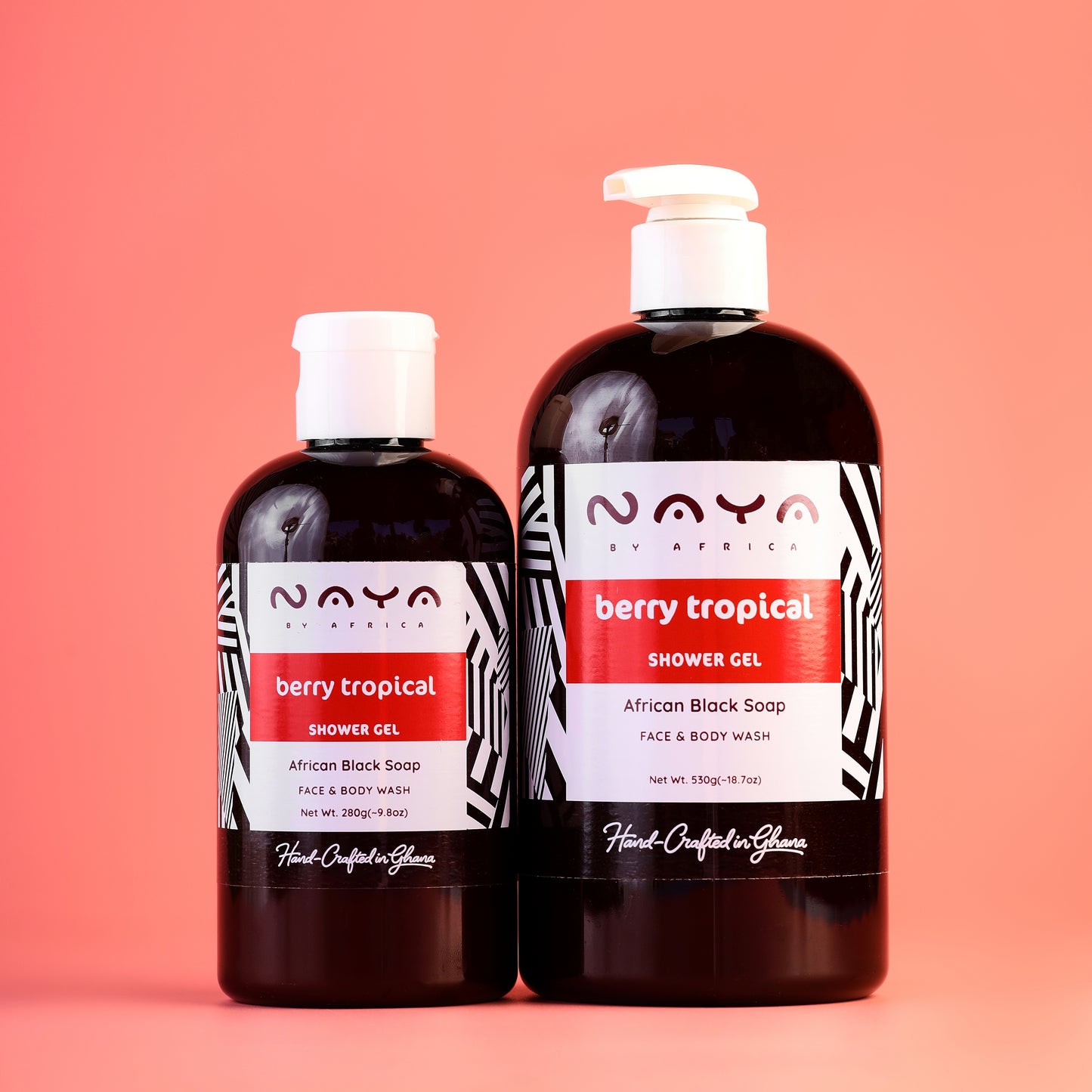 Berry Tropical African Black Soap Shower Gel