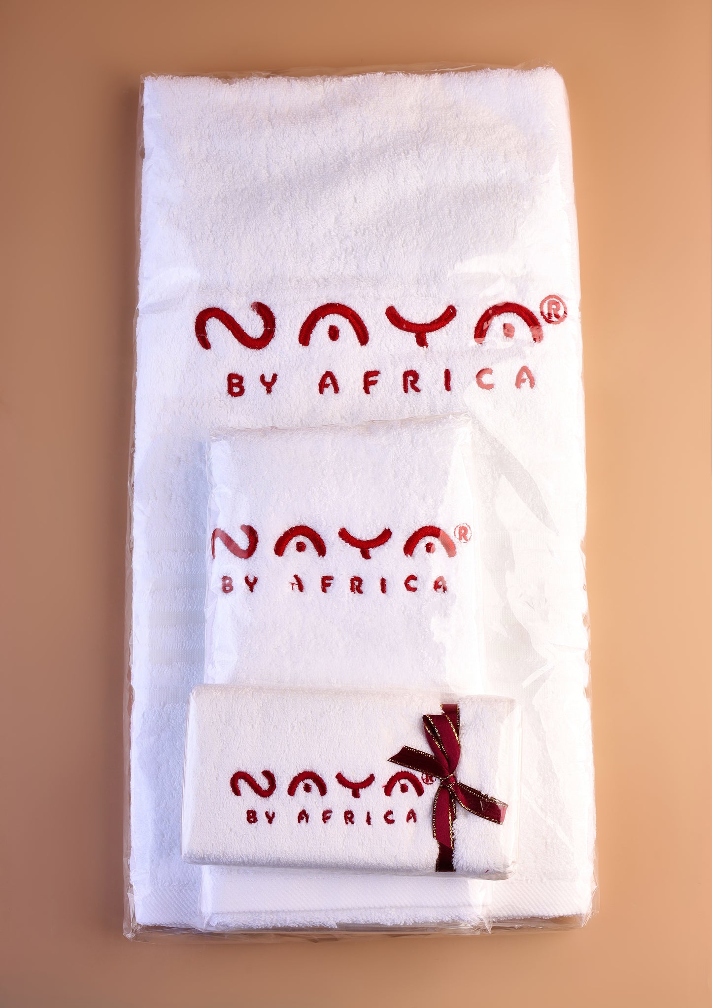 NAYA Branded White Towels