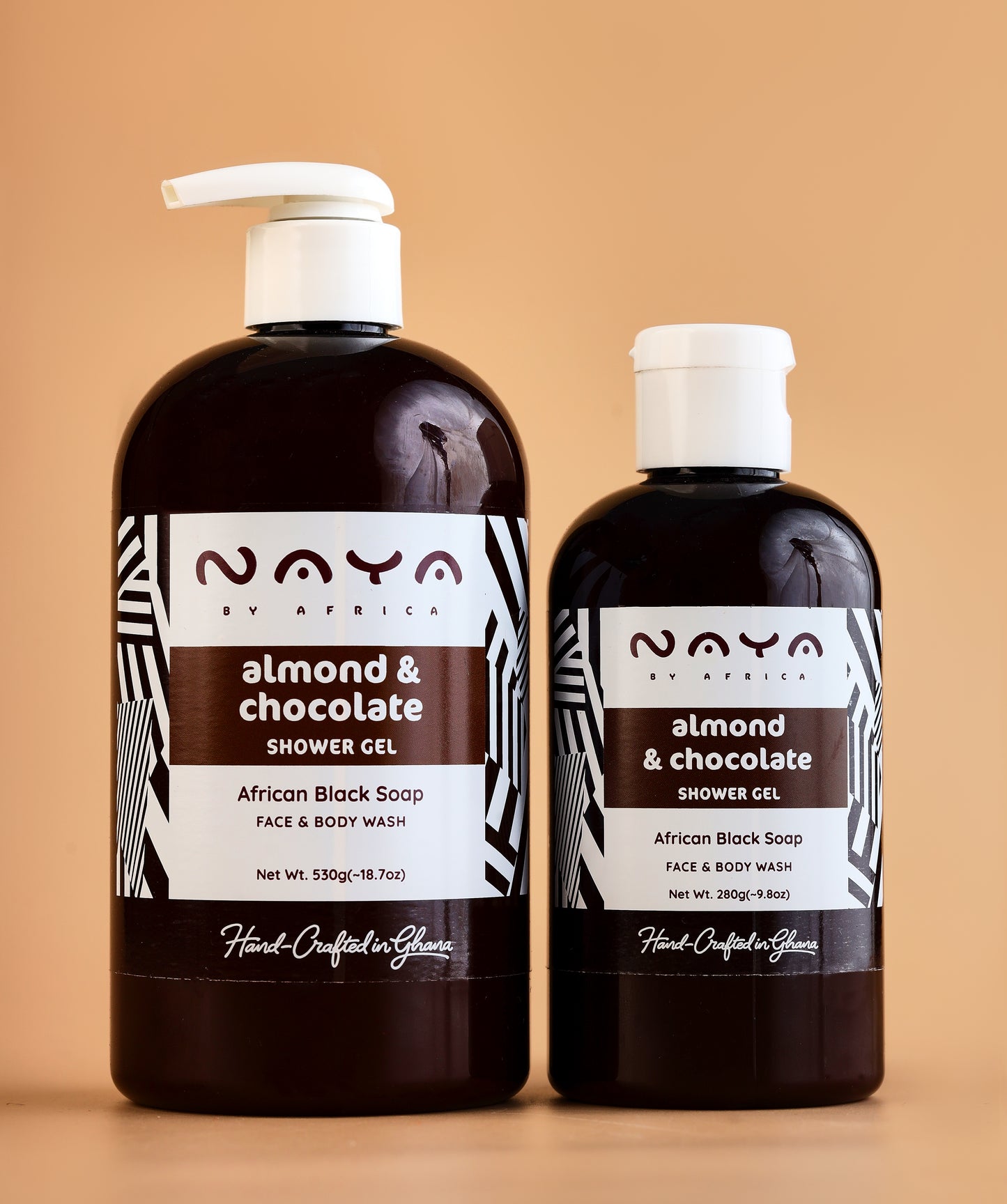 Almond & Chocolate African Black Soap Shower Gel